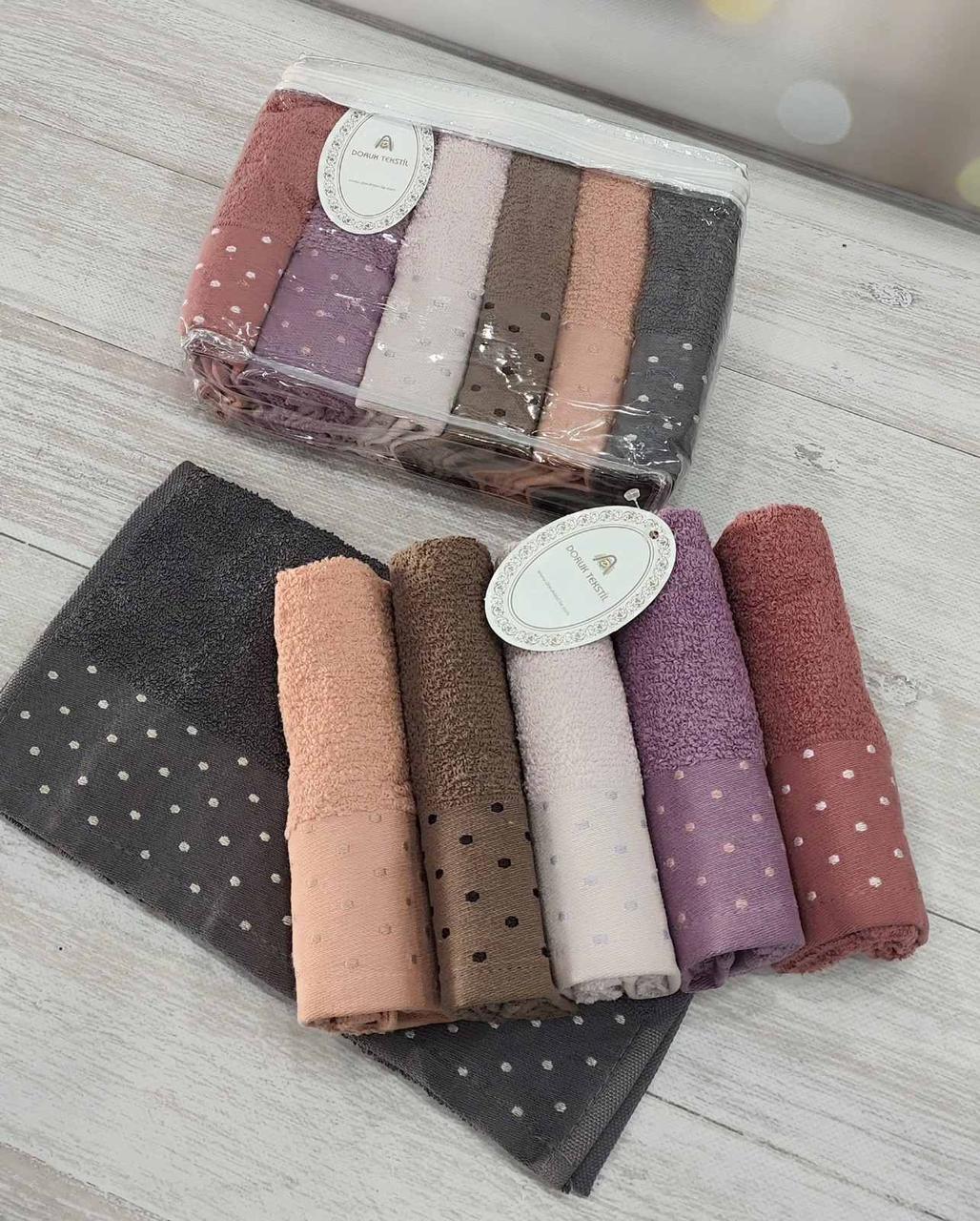 Кухонні махрові рушнички Doruk Tekstil набір 6 шт, фото 1