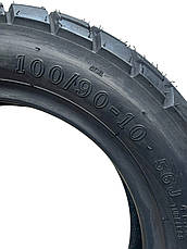 Покришка 100/90-10 (3.50-10) 56J, (4PR) TUBELESS/TL-бескамерна, ENDURO, фото 4