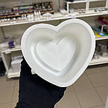 Силіконова форма для мусового бенто торту “Серце”, 11х9,5 см, фото 2