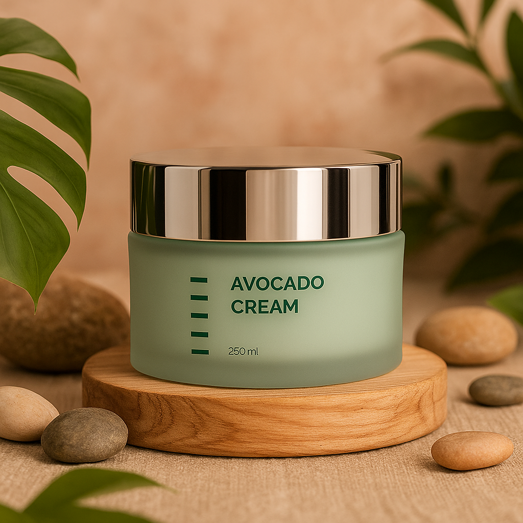 Денний крем з авокадо для професійного догляду сухої шкіри обличчя Holy Land Avocado Cream 250 ml, фото 1