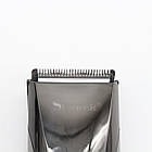 Акумуляторна машинка для стрижки волосся + насадка, SURKER SK-736 / Бездротовий триммер для бороди / Тример чоловічий для стрижки, фото 7