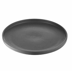 Тарелка с вертикальным бортом Ardesto Trento сірий d26,5 см фарфор (AR2926TG)