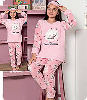 Пижама теплая для девочки флис