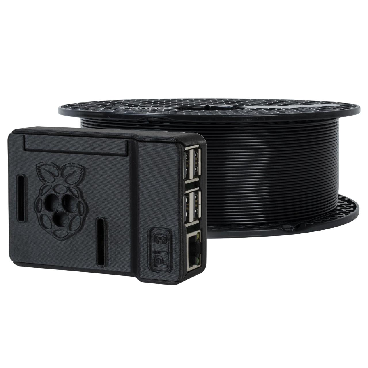 Пластик Prusament PETG V0 Jet Black, 1.75мм, 1кг, H220-240°C, B70-90°C, Чорний філамент для 3Д-друку [PRM-PETGX-JET-1000], фото 1