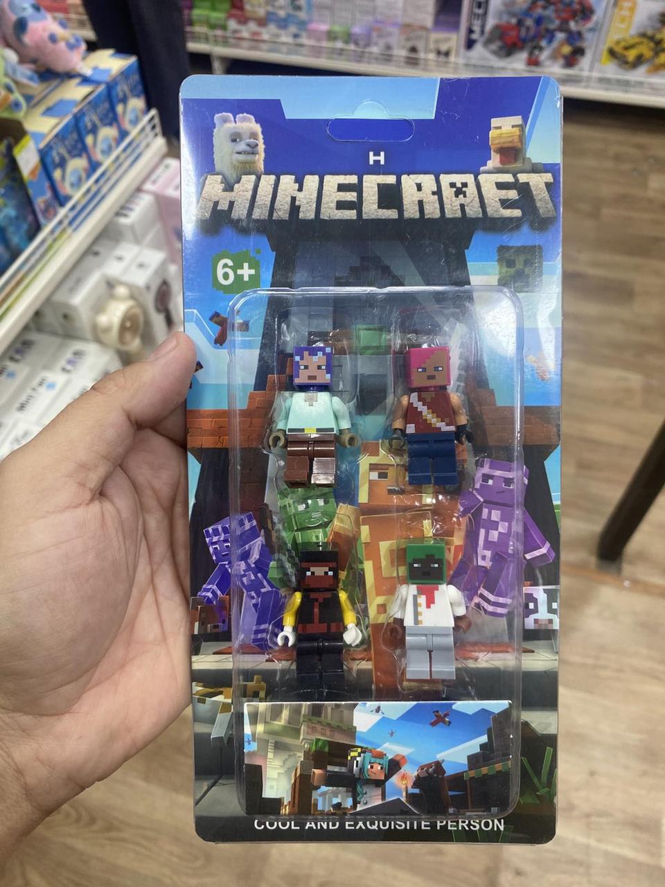 Набір ігрових колекційних  фігурок ( Майнкрафт ) 4 штук, фото 1