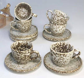 Кавовий сервіз Оленс Нормандія 12 предметів 100 мл (101-0264)