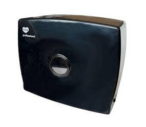 Диспенсер для рушників Ruta Proffesional zz додавання чорний 25,6х21 см h9,5 см пластик (9048011)