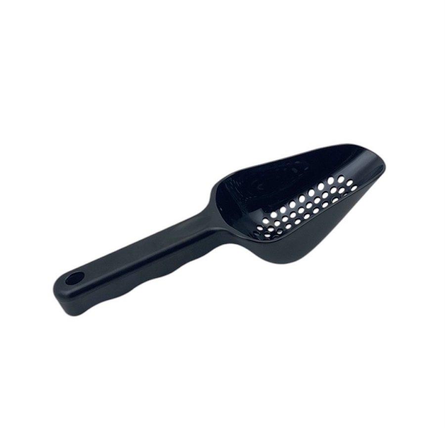 Совок One Chef перфорований чорний 180 мл 24,5х8 см полікарбонат (203066/GISHB-01		), фото 1