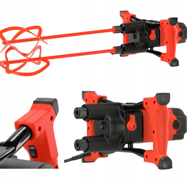 Подвійний будівельний міксер 1850 Вт YATO YT-82609, фото 1