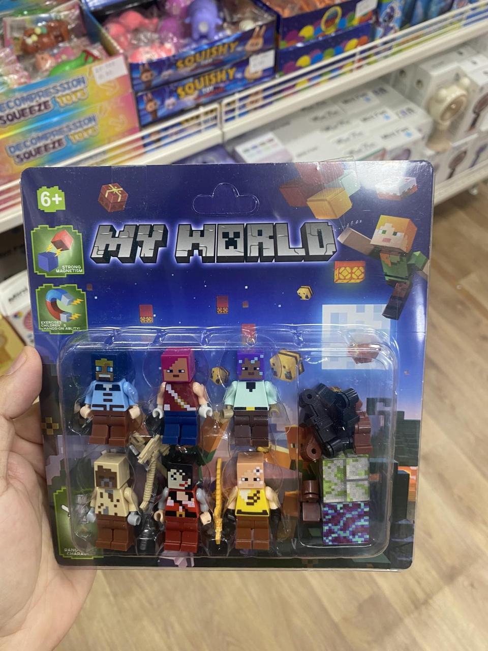 Набір ігрових колекційних  фігурок ( Майнкрафт ) 8 штук, фото 1