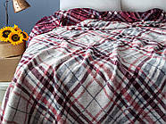 Плед бавовняний Pupilla 200×220 см. Sheggy Bordo