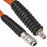 Пневматичний армований гумовий шланг для компресора 10×17 мм (15 м) Vorfal V05074, фото 3