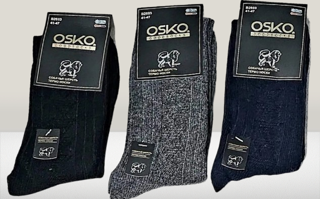 Чоловічі шкарпетки "OSKO" вовна