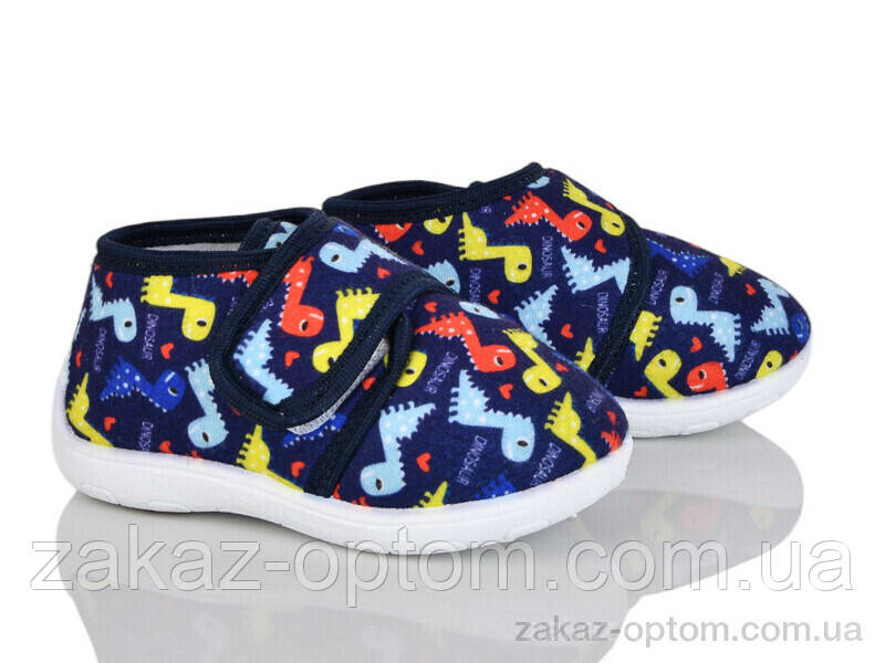 Тапки дитячі весна-осінь (6 пар р.21-25) FT001-4 blue