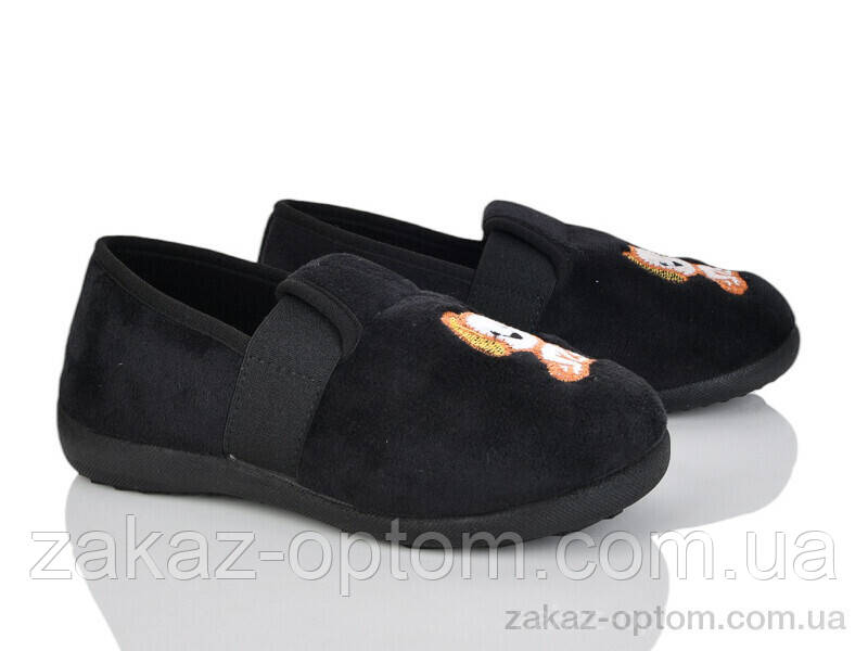 Тапки дитячі весна-осінь (6 пар р.30-32) B1 black
