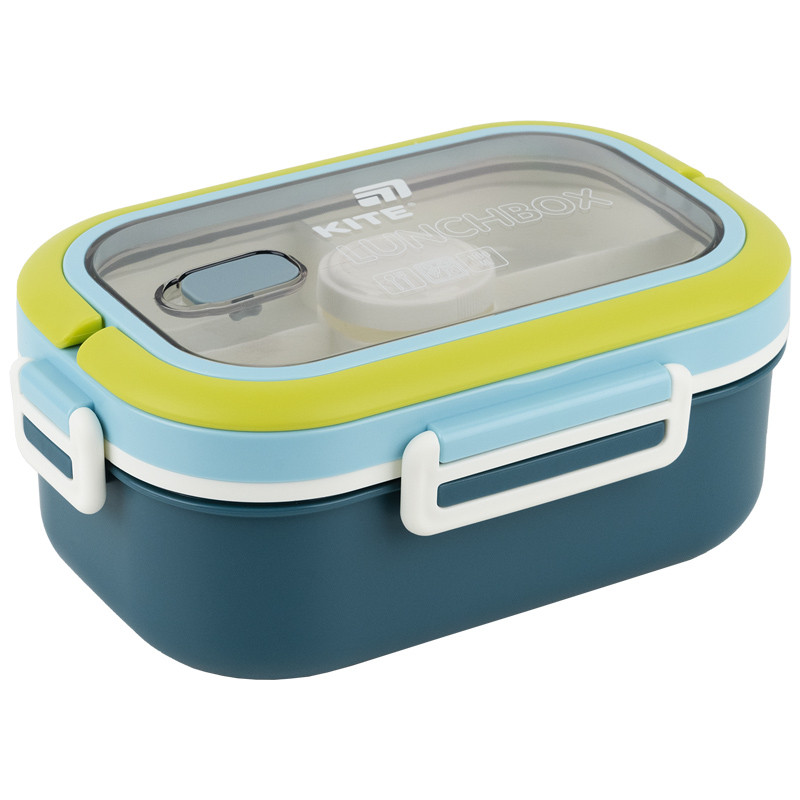 Ланчбокс з наповненням Kite 1100 мл синій k25-1182-2, фото 1