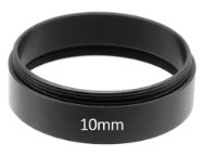 Подовжувальна трубка Т2 завдовжки 10 мм різь зовнішня та внутрішня M42*0,75 мм, фото 1