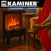 Електрокамін KAMINER EMBEGO 2000 Вт, обігрівач, тепловентилятор з функцією обігріву., фото 7