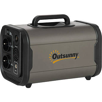 Зарядна станція автономна Outsunny 300 Вт багатофункціональна зарядна станція