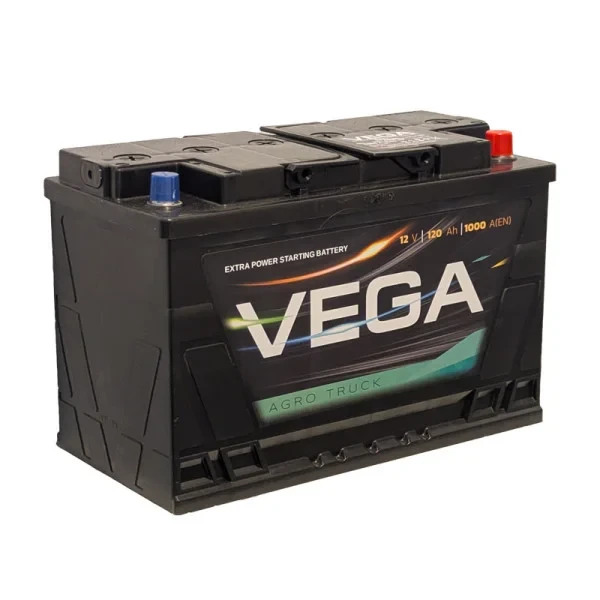 Акумулятор VEGA Premium 120-0 (R+) (1000А) (D2) AGRO, фото 1