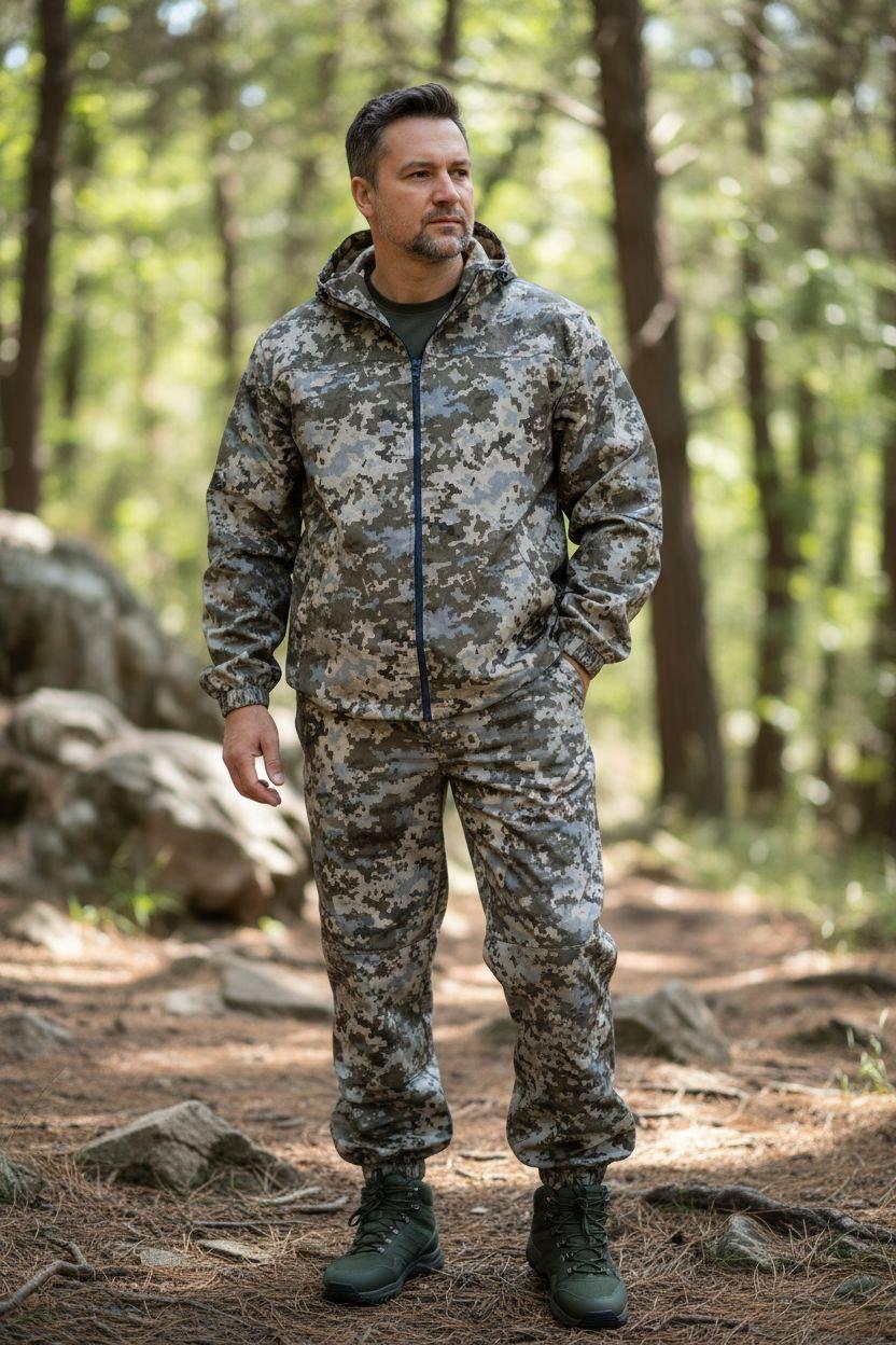 Костюм дощовик піксель ММ14, фото 1
