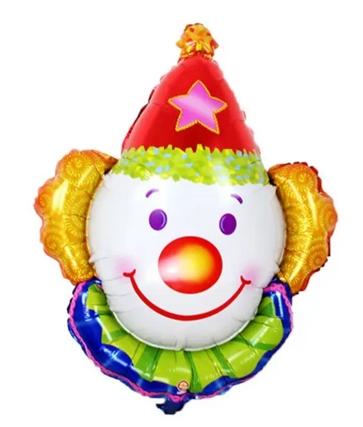 Фольгована фігурна куля "Клоун", 78х62 см, фото 1