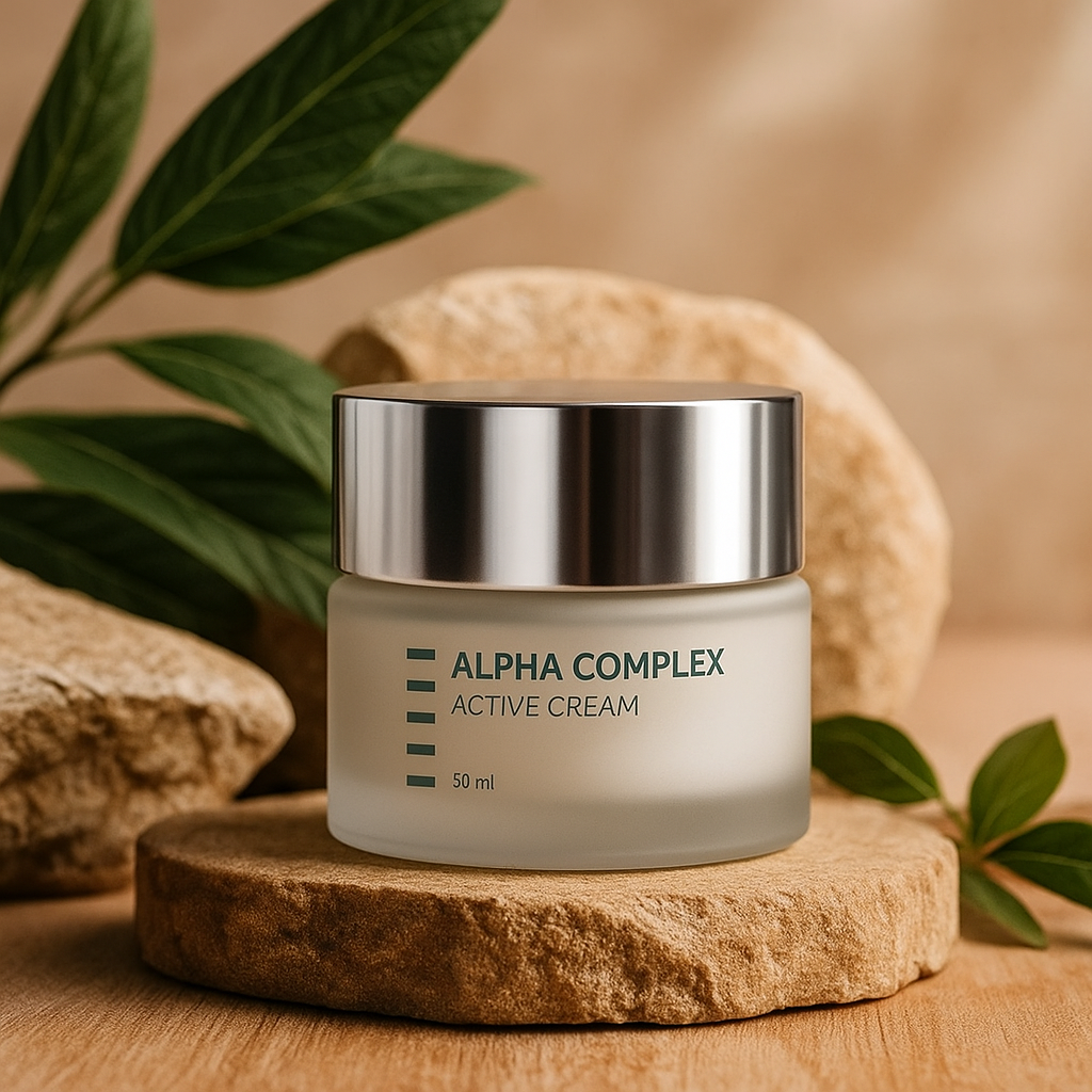 Активний зволожуючий крем для вирівнювання поверхні шкіри Holy Land Alpha Complex Active Cream 50 ml, фото 1
