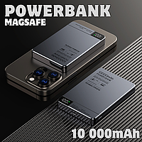 Магнитный беспроводной пауэрбанк, MagSafe Powerbank для iPhone та Android, павербанк 10000mAh 20W