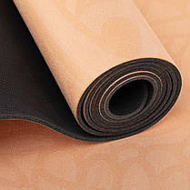 Килимок для йоги Замшевий Record FI-5662-60 розмір 183x61x0,3см персиковий Код FI-5662-60, фото 3