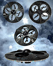 Радіокерований дрон-НЛО UFO Aircraft з LED-підсвіткою і двома акумуляторами — космічні технології у твоїх руках!, фото 4