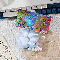 Таба лапка БЛАКИТНА велика 7х6х3см (сквіш-антистрес) TPR