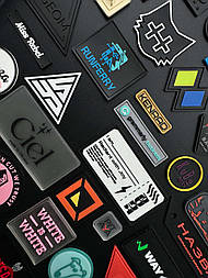 Нашивки та лейби для взуття гуртом на замовлення