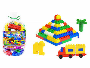 Конструктор Мікс-1 (102 елементи) дрібні деталі 4033 G-Rich