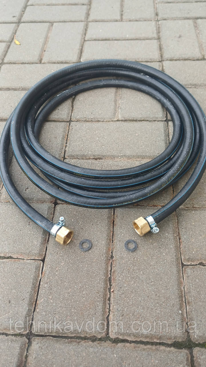 Шланг газовий із двома гайками 5 метрів, фото 1