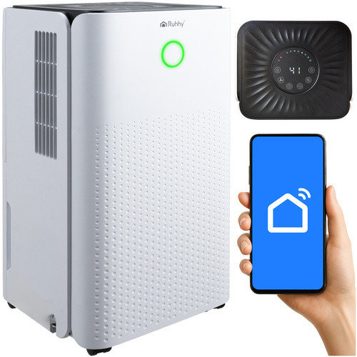 Осушувач-очисник повітря RUHHY 26497 12L/24h WiFi, фото 1