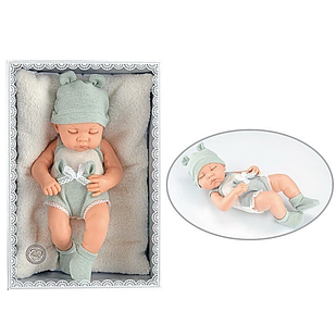 Пупс дитячий висота 39 см, рухомі кінцівки, шапочка