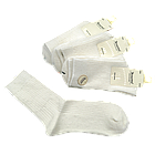 Жіночі високі шкарпетки Золото з ангори та вовни в рубчик, м’які теплі еластичні для щоденного носіння, набір 5пар, фото 2