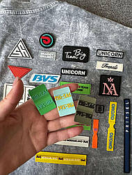 Шильди PVC і гумові лейби для сумок від виробника