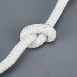 Шнур хлопковий прошивний із сердечником 4 мм 1 м Натуральний