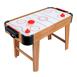 Настільна гра аерохокей на ніжках у дерев'яному корпусі