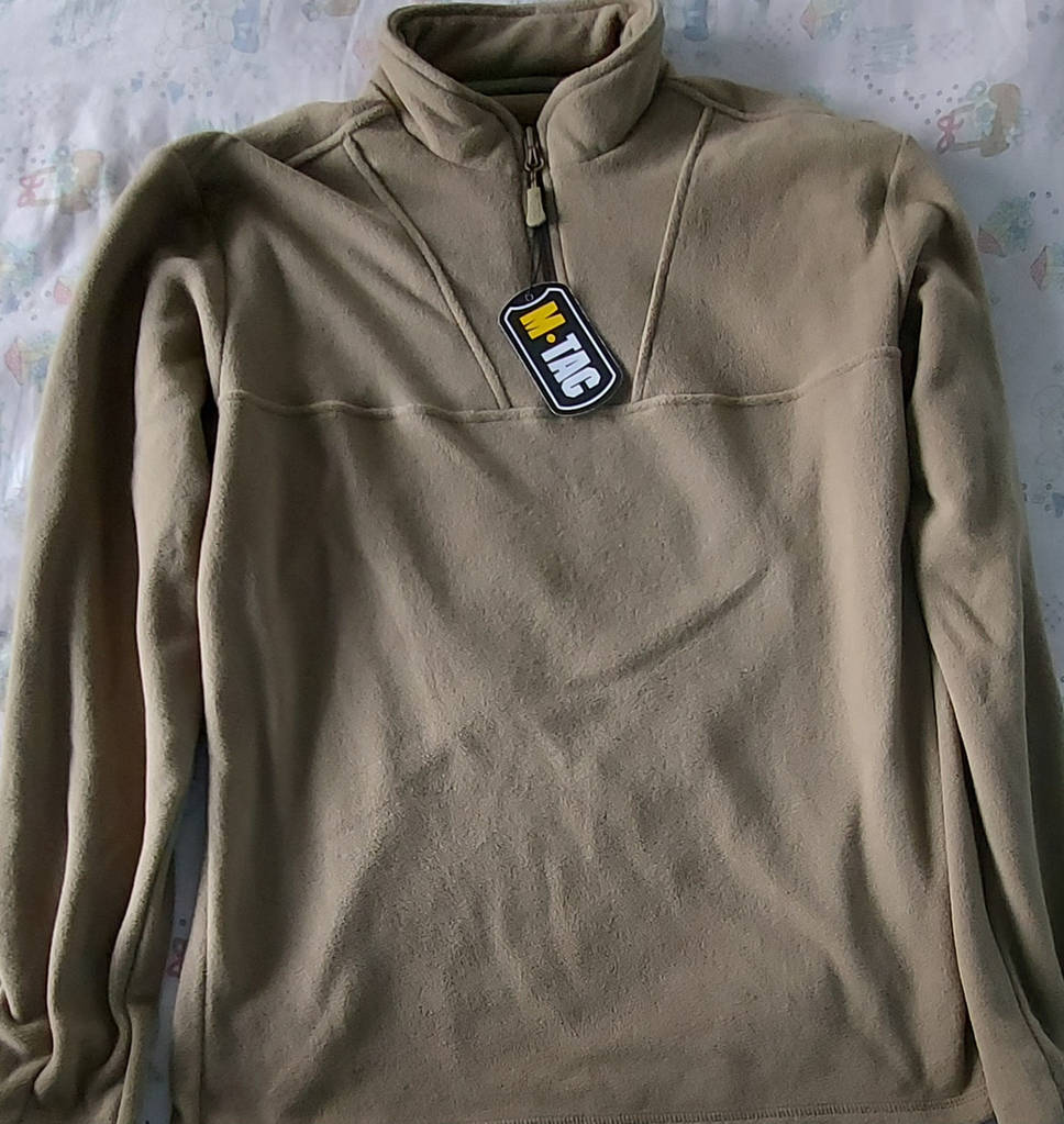 M-Tac кофта Delta Fleece Tan, тактична, фліска, демісезонна, зимова, військова - фото покупців 3