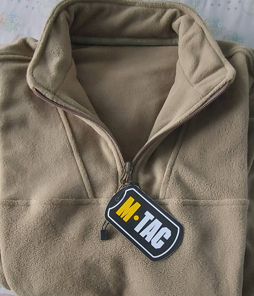 M-Tac кофта Delta Fleece Tan, тактична, фліска, демісезонна, зимова, військова - фото покупців 2