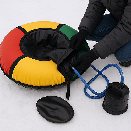 Як правильно накачати тюбінг