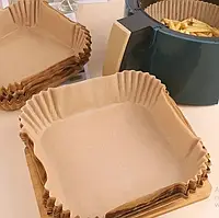 Пергаментні форми для аерогрилю та мультипечі 50 шт, 16×4.5 см, жаростійкий папір для випікання