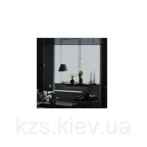 Дзеркало з декоративними накладками 600 х 600 мм., фото 1