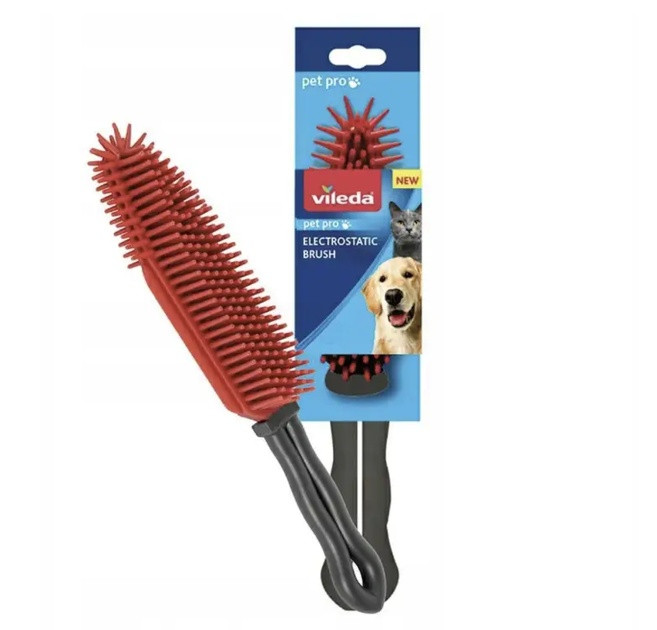 Електростатична щітка для шерсті та волосся Vileda Pet Pro 173019, фото 1