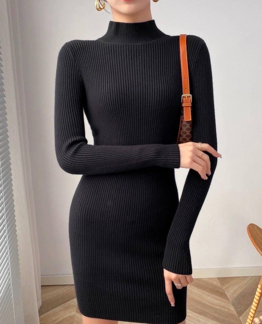 Плаття на флісі для милих дам "Рубчик", фото 1