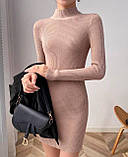 Плаття на флісі для милих дам "Рубчик", фото 2