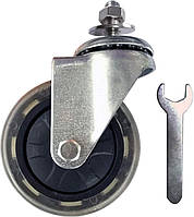 LS&GHY 10 см (4 дюйма) тихое резиновое колесо, улучшенные колесики, запасное колесо для Hoverkart Hoverseat, крепление сиденья для