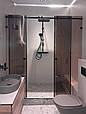 Душова перегородка розсувна BRONZE SLIDING LOFT, фото 4